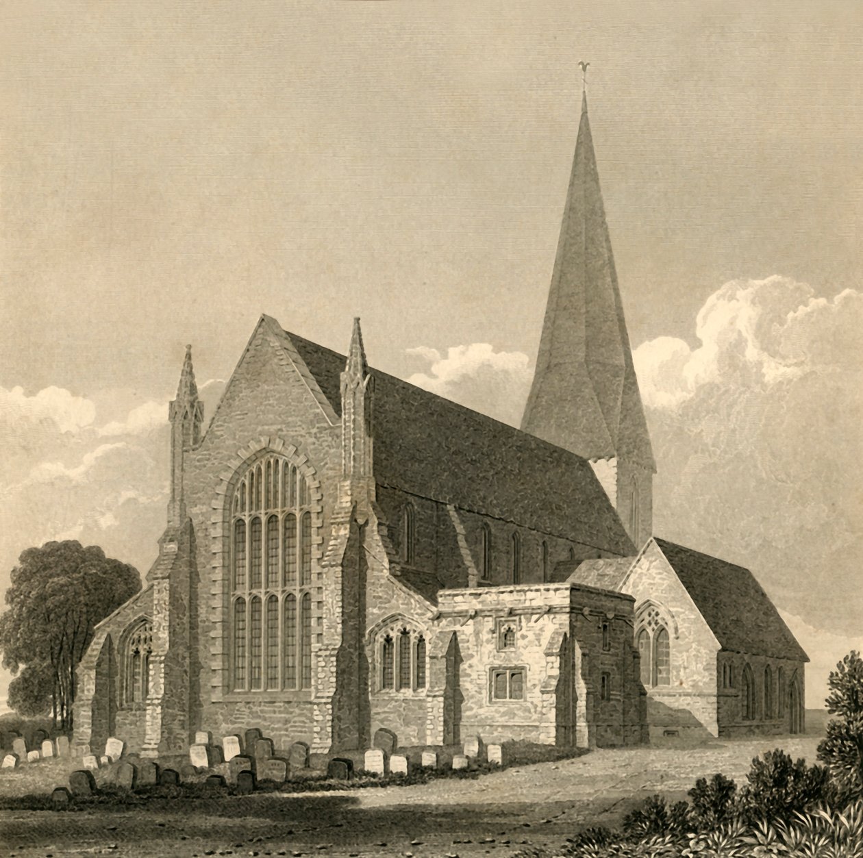 Horsham templom, 1835. alkotó: Charles J. Smith