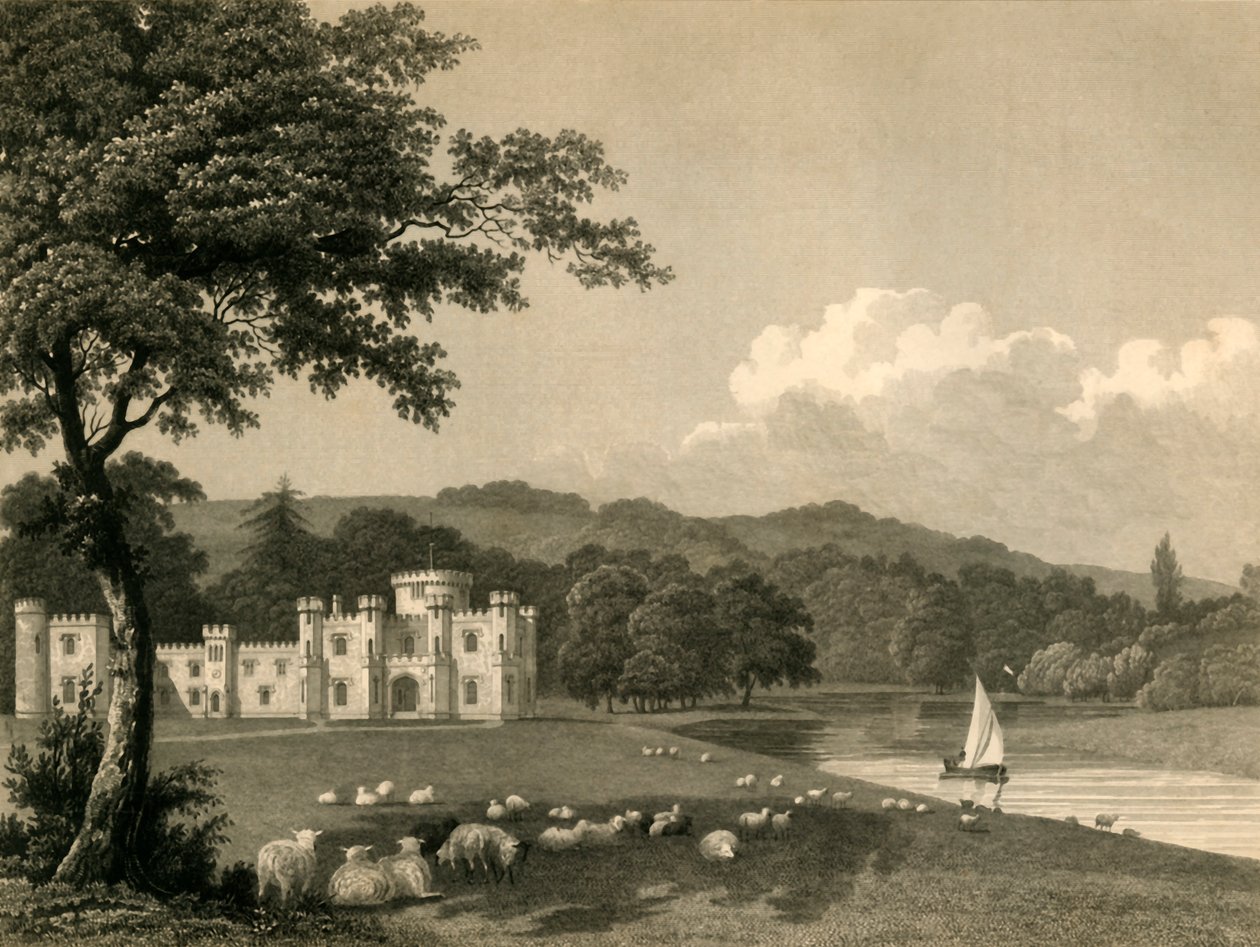 Knepp-kastély, 1835. alkotó: Charles J. Smith