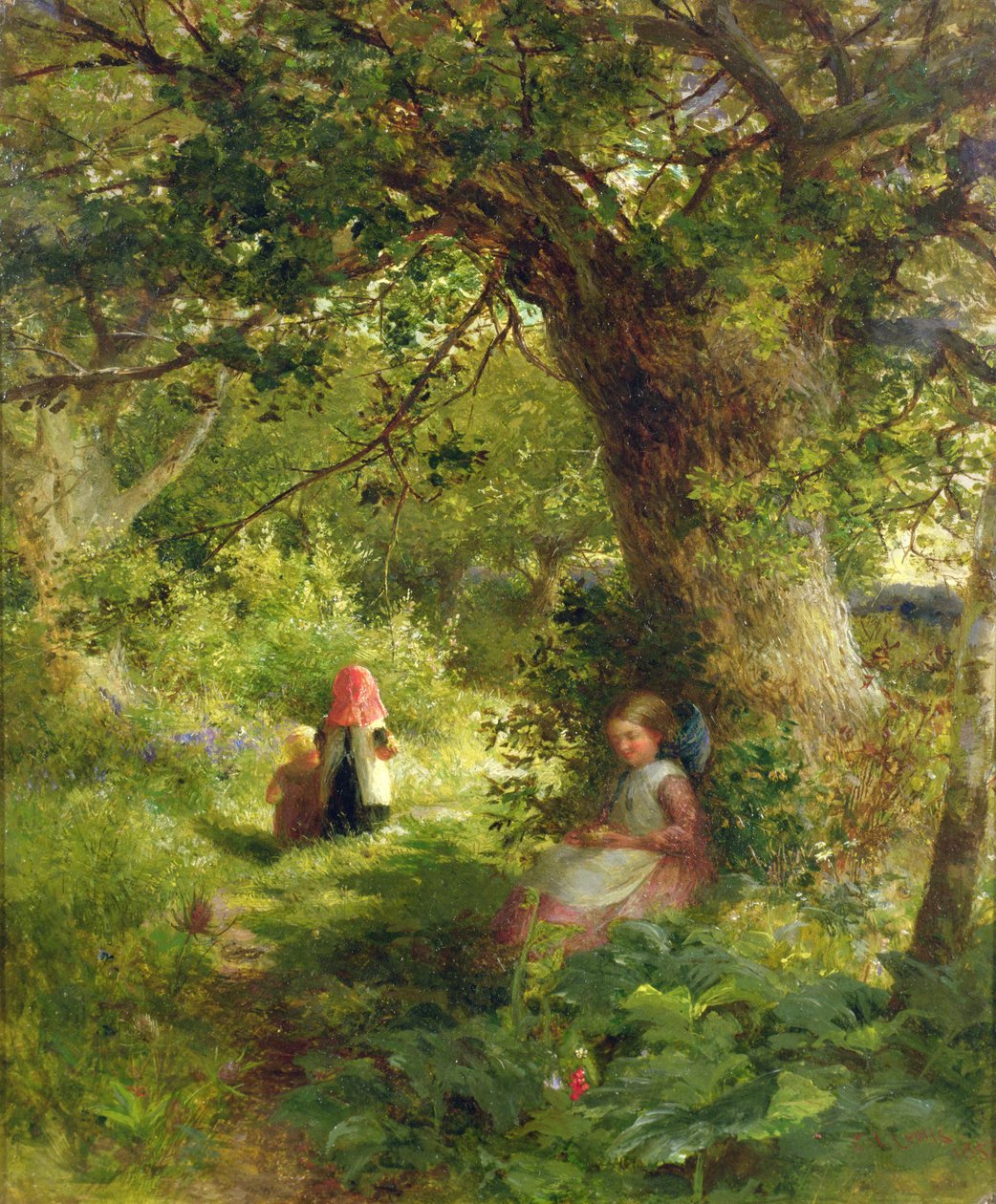Tavasz az erdőben alkotó: Charles James Lewis