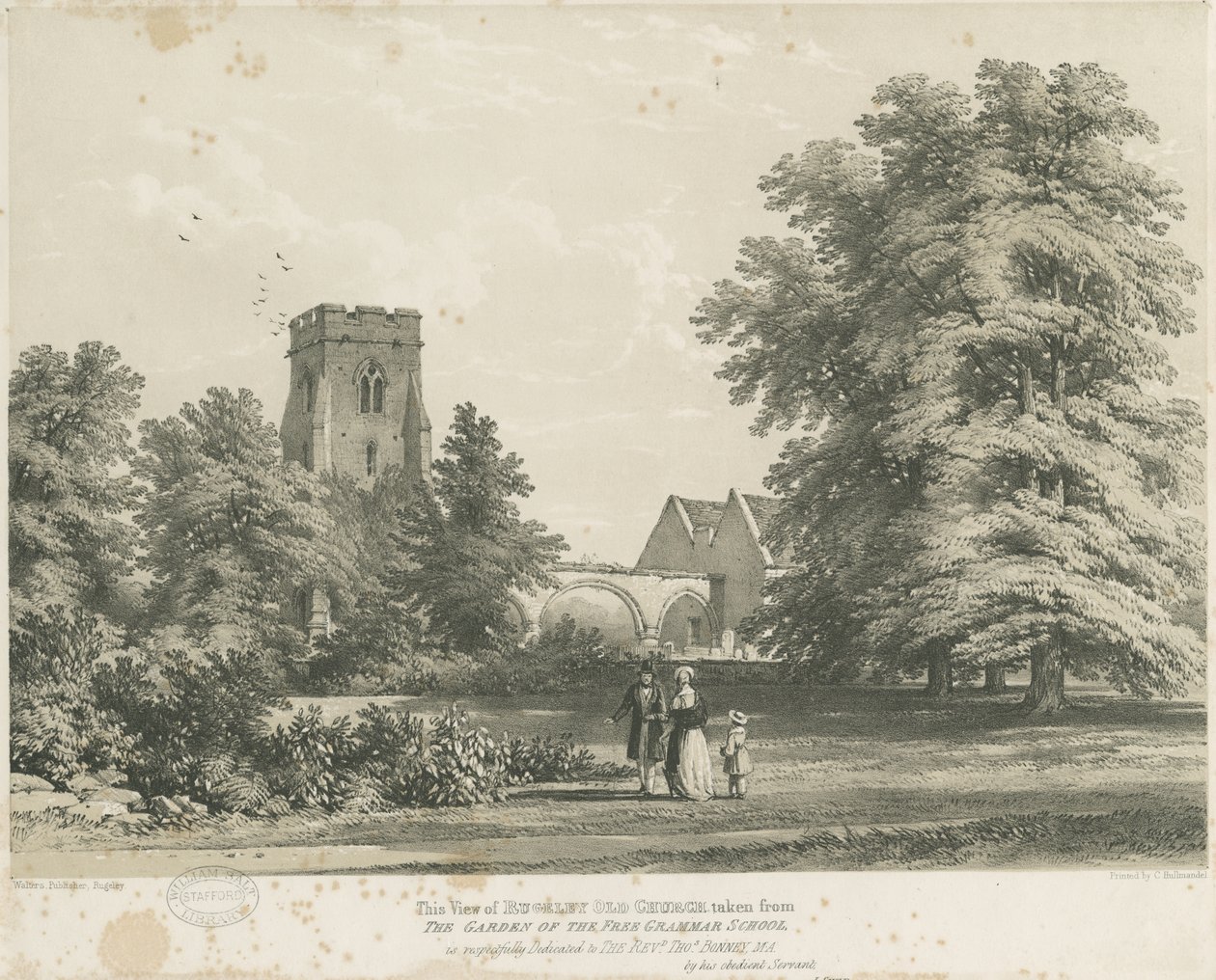 Rugeley templom alkotó: Charles Joseph Hullmandel