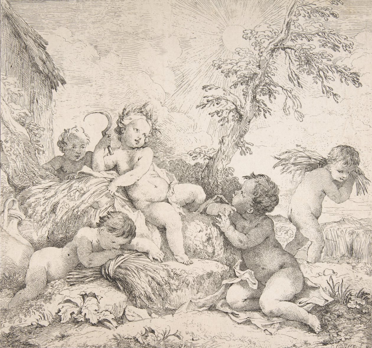 Nyár Nyár, kb. 1735. alkotó: Charles Joseph Natoire