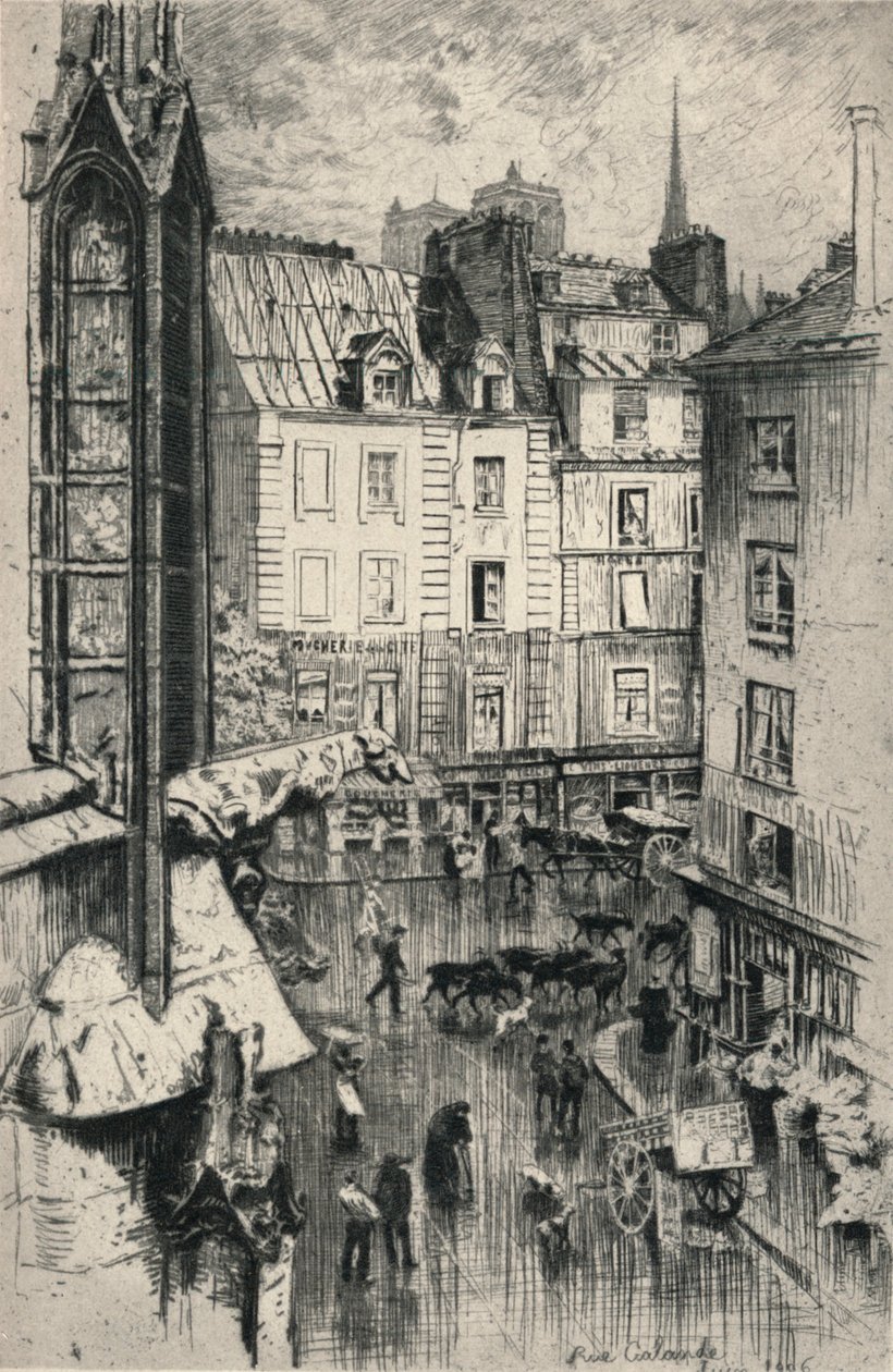 Galande utca, 1915 alkotó: Charles Jouas