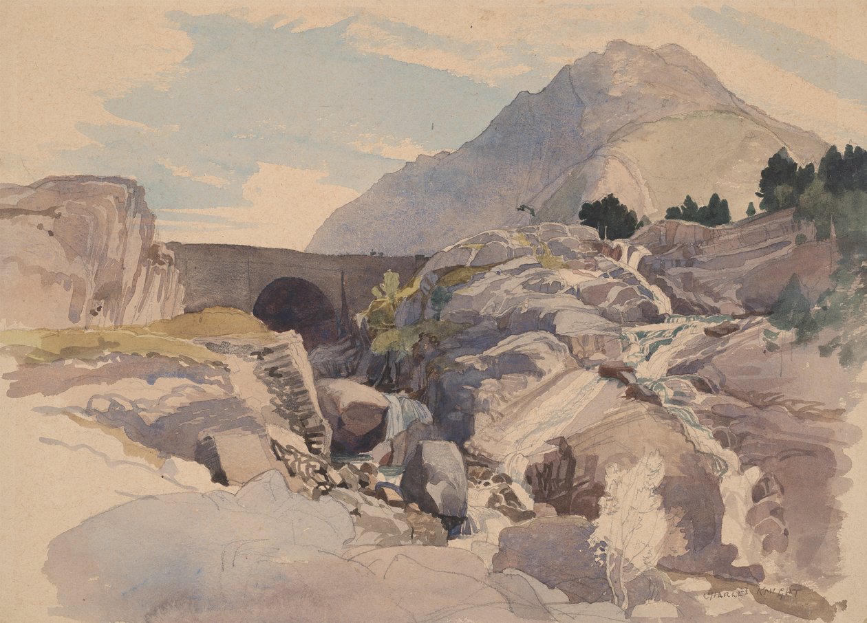 Rhaidar Ogwen, Észak-Wales alkotó: Charles Knight