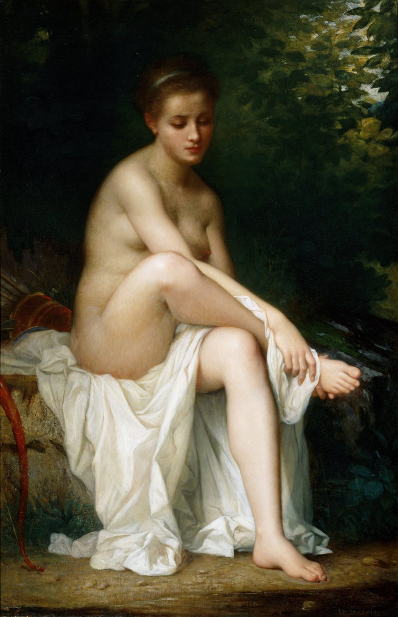 Ismenie, Diana nimfája alkotó: Charles Landelle