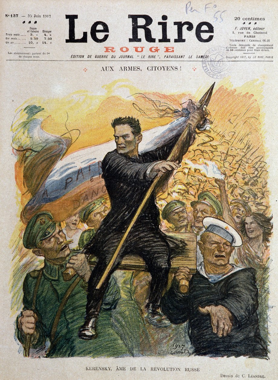 Februári forradalom (Oroszország alkotó: Charles Leandre