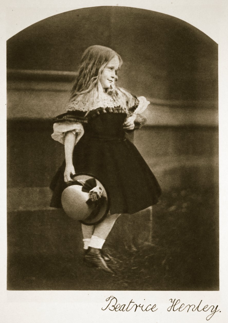 Beatrice Henley, 1862. szeptember (szépia fotó) alkotó: Charles Lutwidge Dodgson