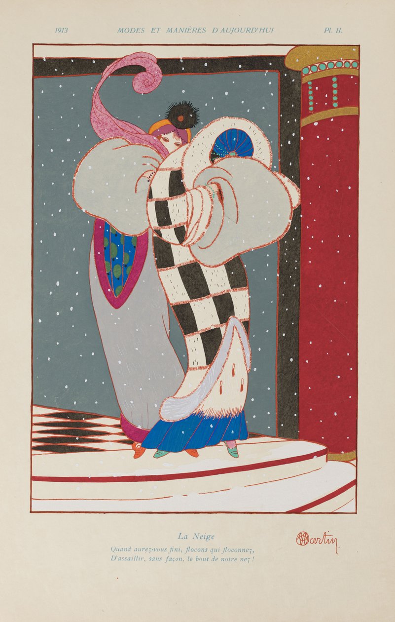 A mai divat és modor, 1913. alkotó: Charles Martin
