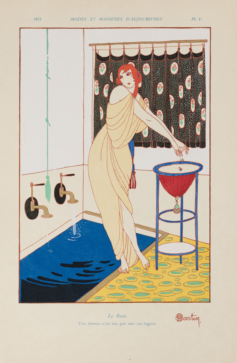 A mai divat és modor, 1913. alkotó: Charles Martin
