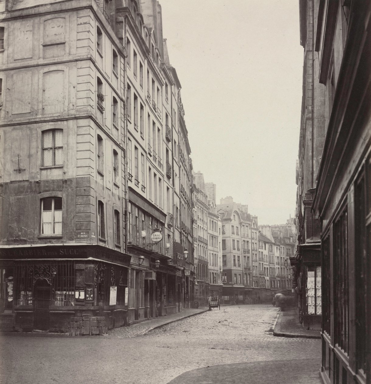 Vasmű utca, c. 1865. alkotó: Charles Marville