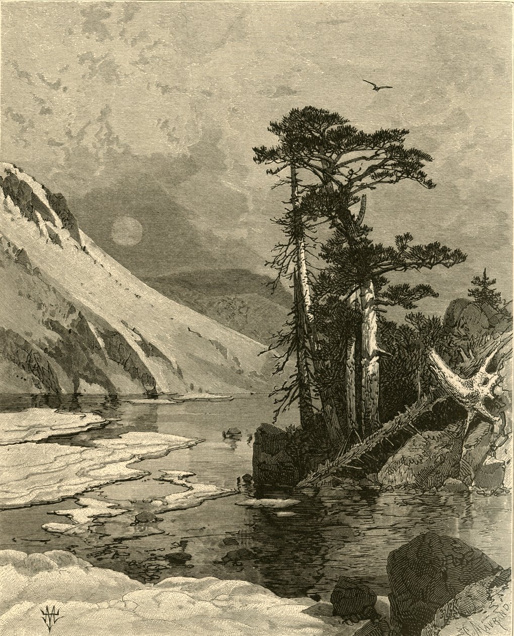„Frozen Lake, Foot of James Peak”, 1874. alkotó: Charles Maurand