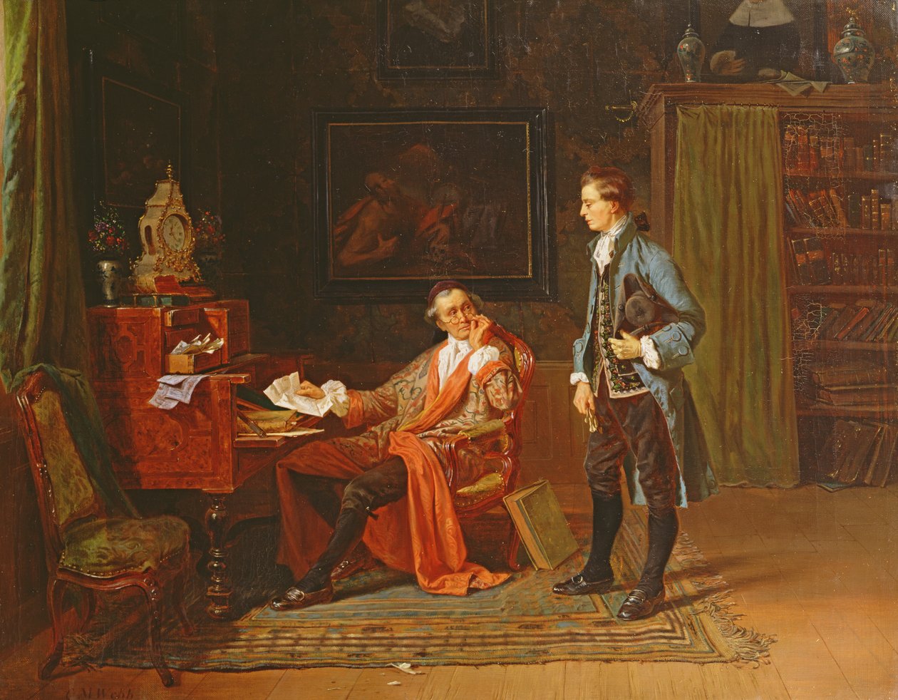 Az üzenetküldő alkotó: Charles Meer Webb
