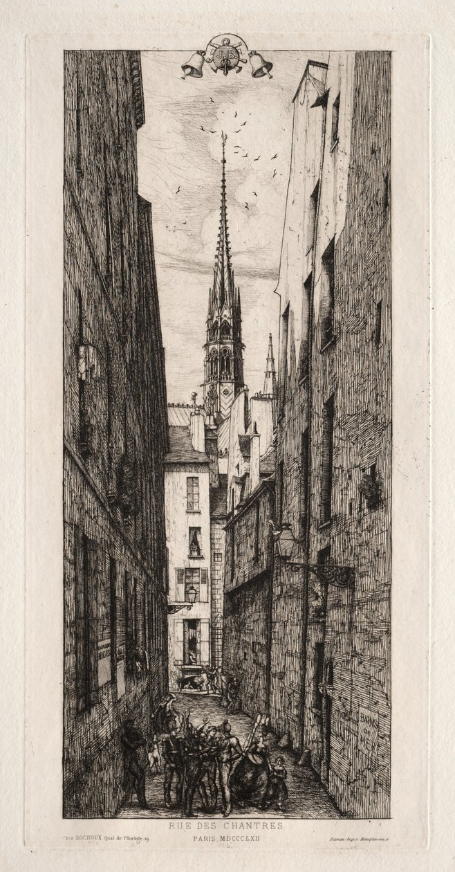 Chantrey Street, Párizs alkotó: Charles Meryon