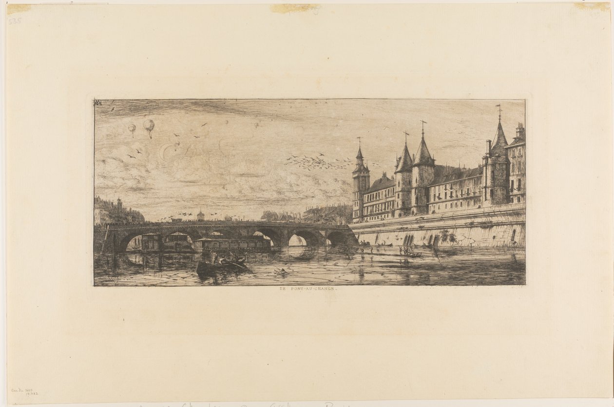 Pont au Change, Párizs alkotó: Charles Meryon