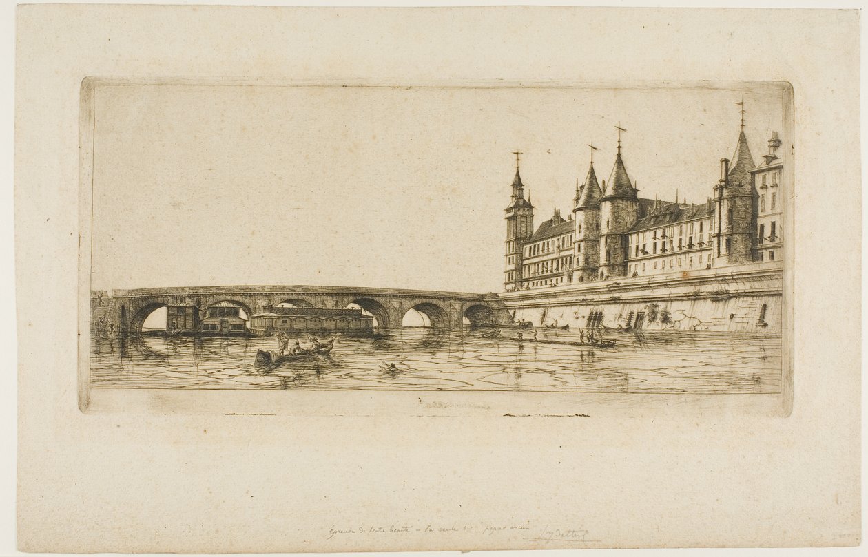 Pont au Change, Párizs alkotó: Charles Meryon