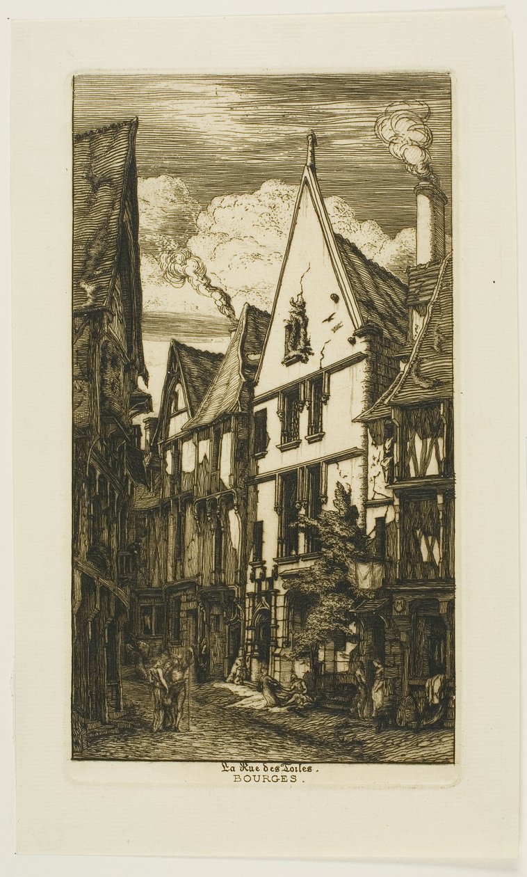 Rue des Toiles, Bourges alkotó: Charles Meryon