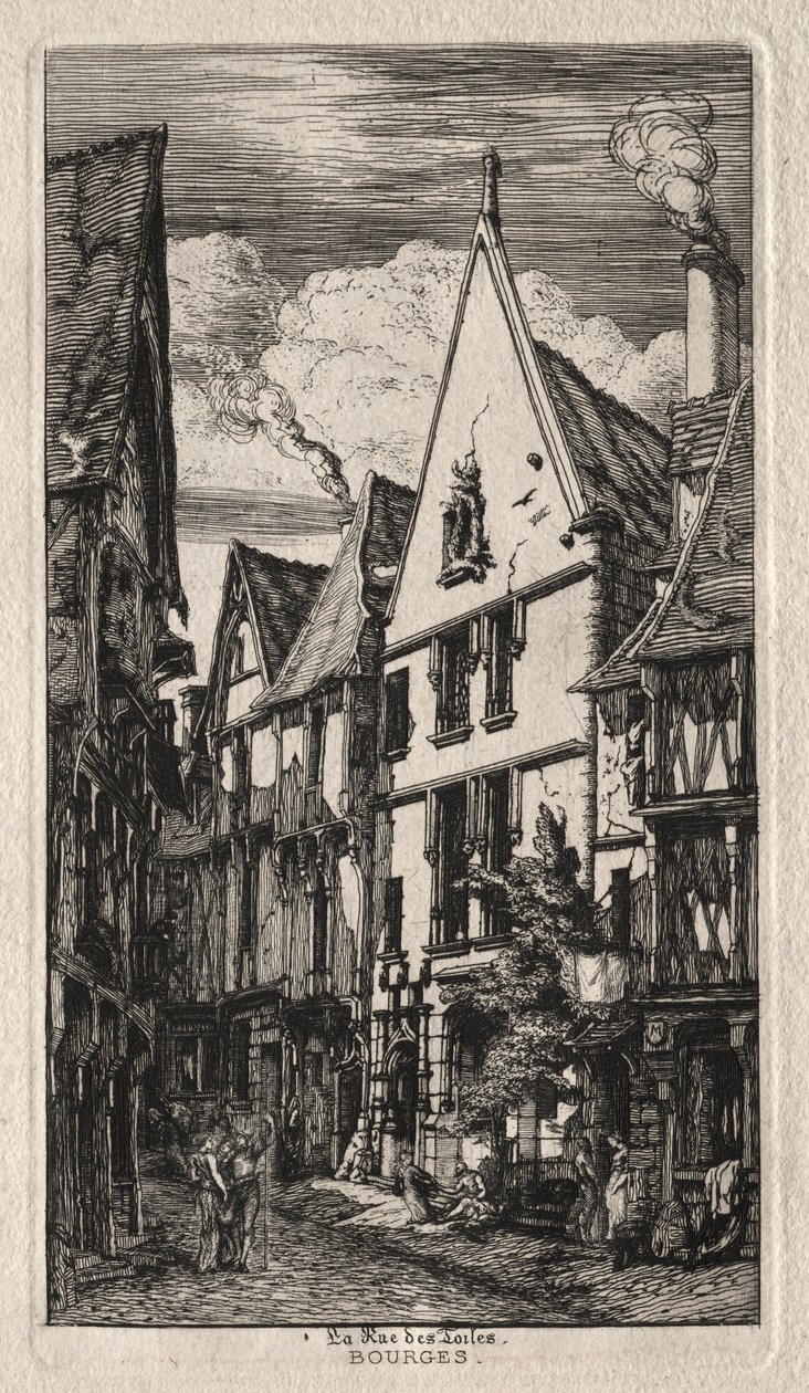 Rue des Toiles, Bourges alkotó: Charles Meryon