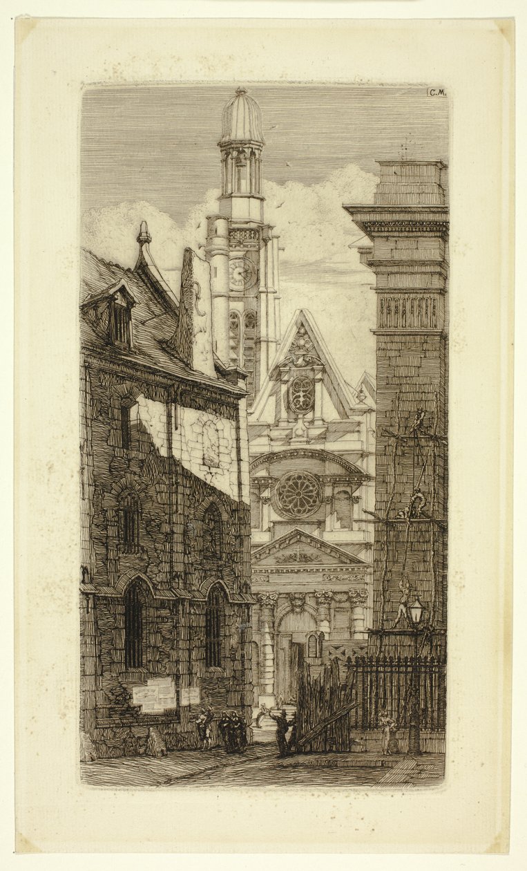 Saint-Etienne-du-Mont alkotó: Charles Meryon