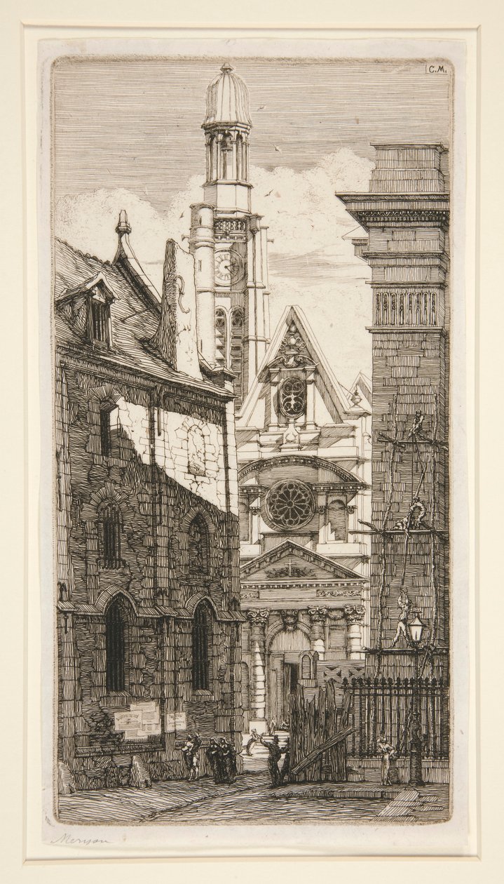 Saint-Etienne-du-Mont alkotó: Charles Meryon