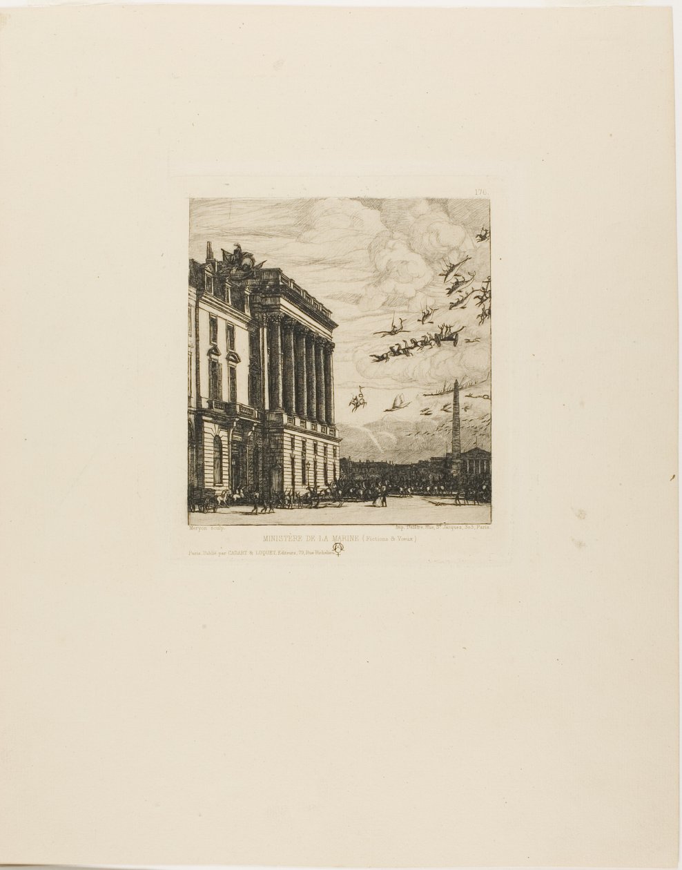 Az Admiralitás, Párizs alkotó: Charles Meryon