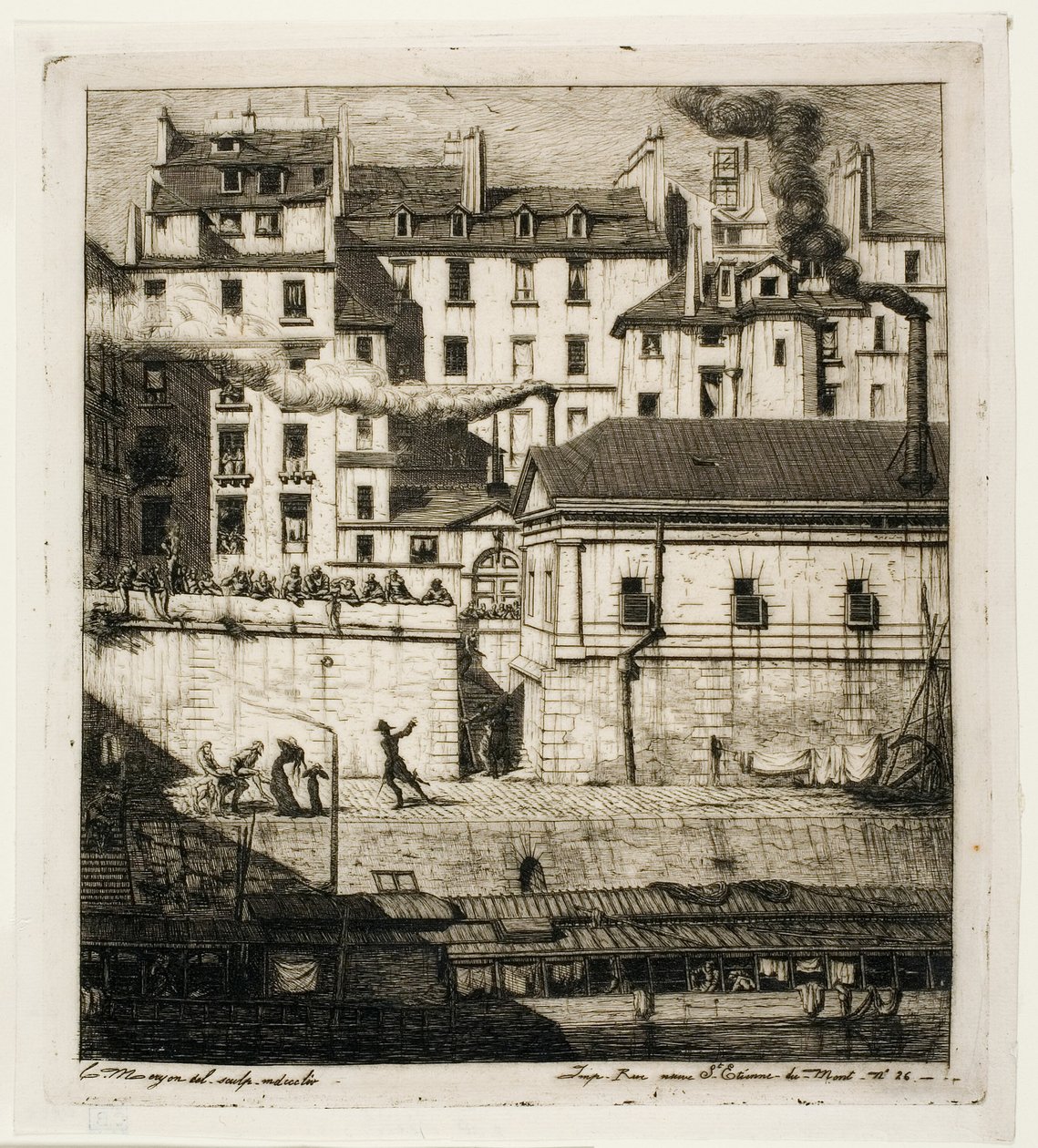 A hullaház, Párizs alkotó: Charles Meryon