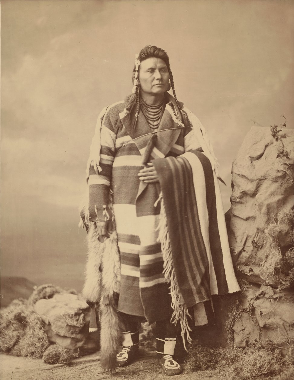 Hinmatoowyalahtq’it József főispán, 1879. . alkotó: Charles Milton Bell