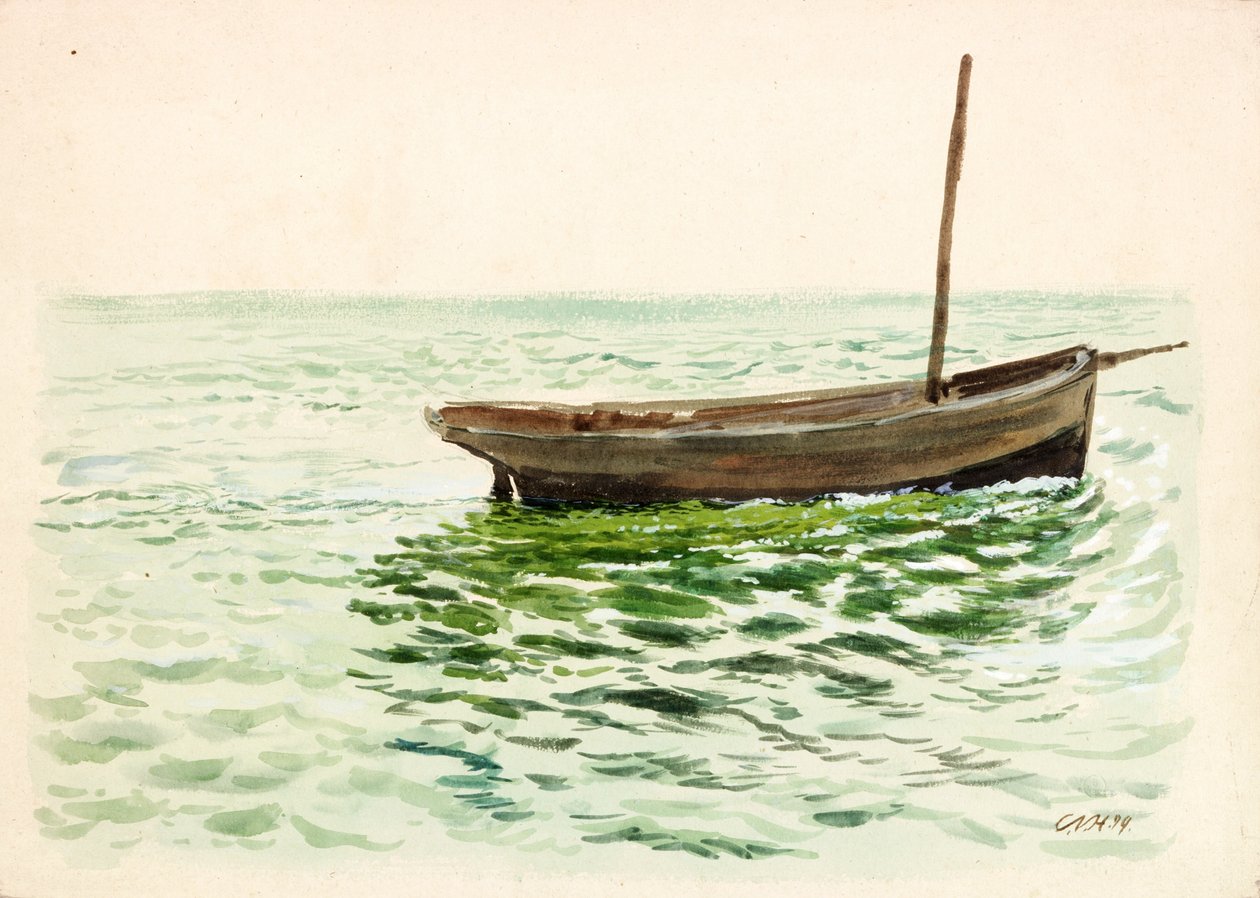Dinghy (testszínű) alkotó: Charles Napier Hemy