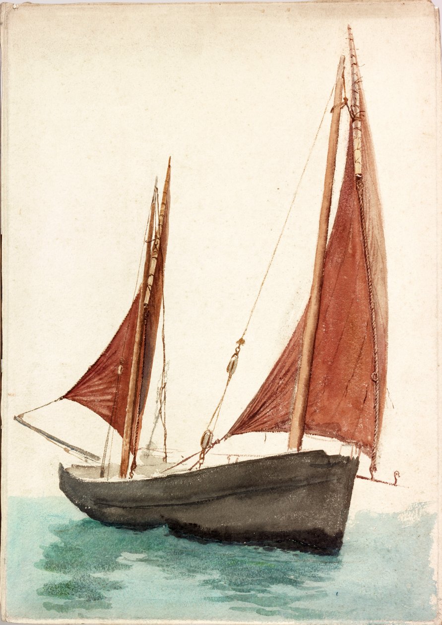 Horgászcsónak (testszín) alkotó: Charles Napier Hemy