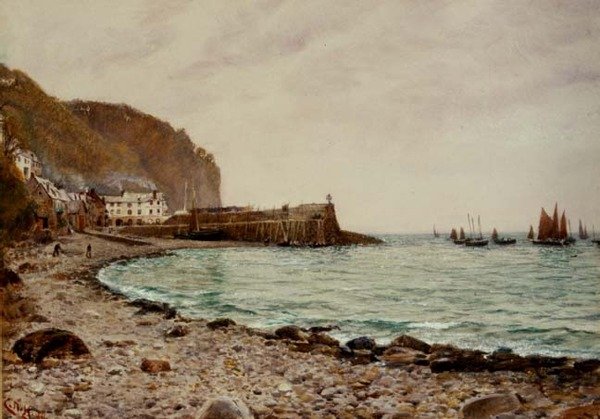 Hálók behúzása, 1891 (wc) alkotó: Charles Napier Hemy