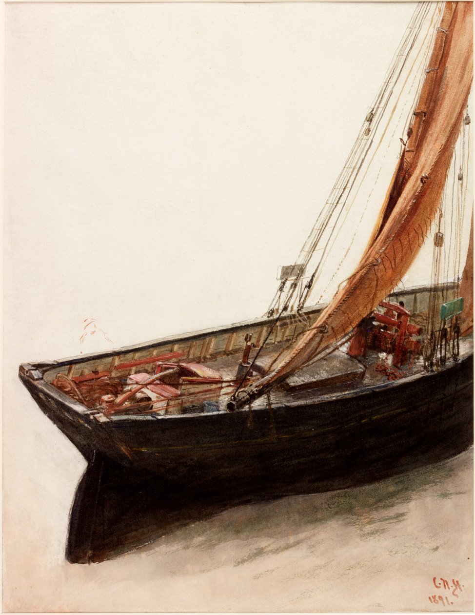 Tanulmány (bc és wc papíron) alkotó: Charles Napier Hemy