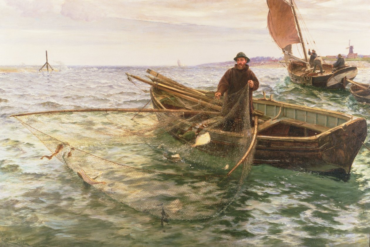 A halász, 1888 alkotó: Charles Napier Hemy
