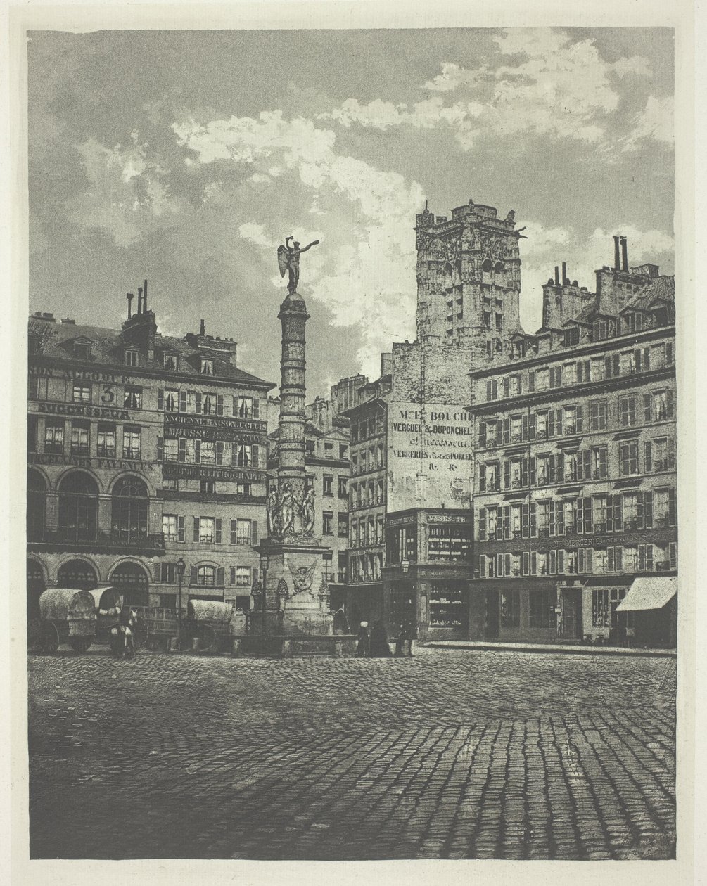 Párizs, Chatelet tér alkotó: Charles Nègre