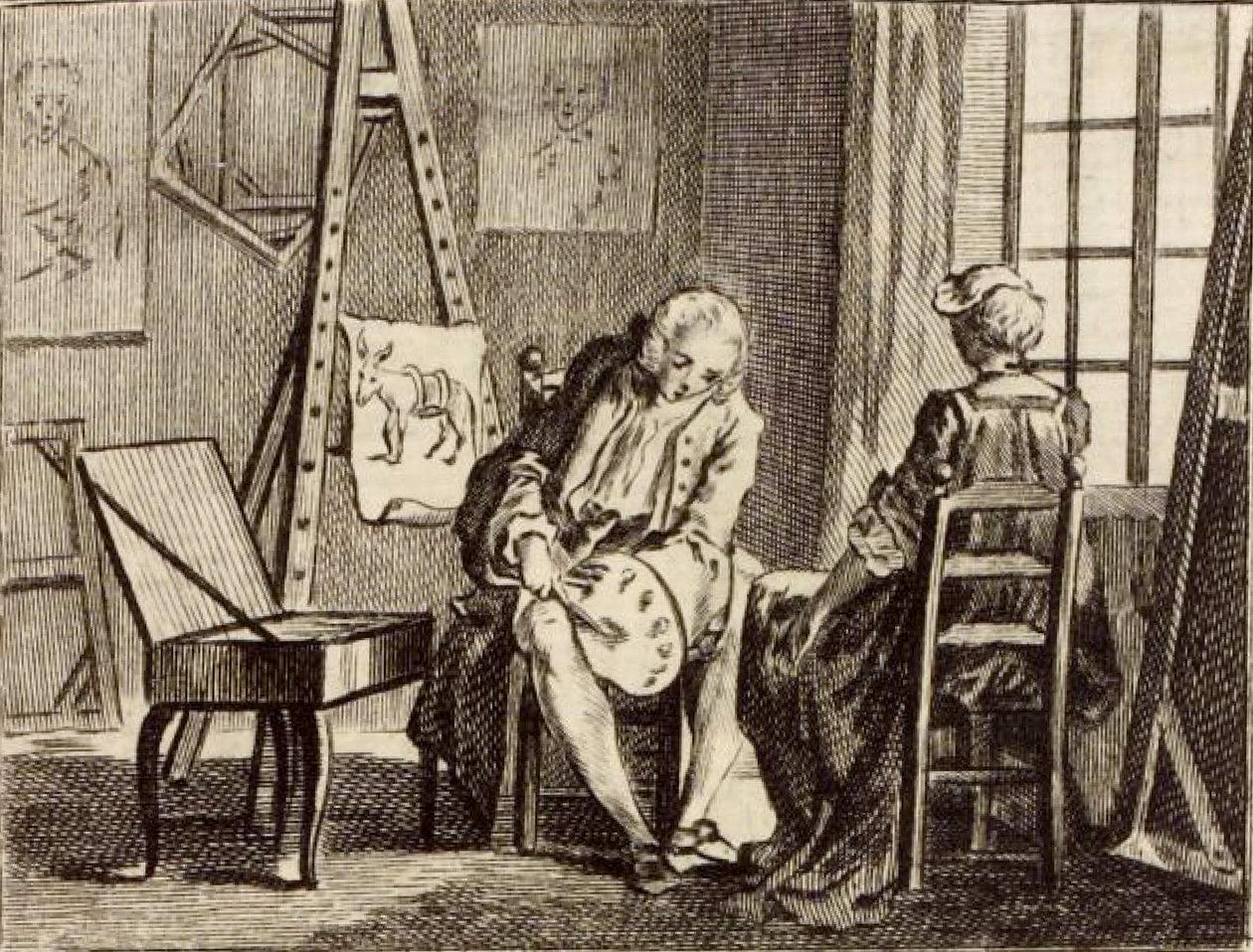 Le Bât alkotó: Charles Nicolas Cochin