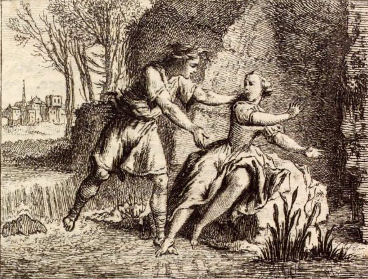 A Scamandre folyó alkotó: Charles Nicolas Cochin