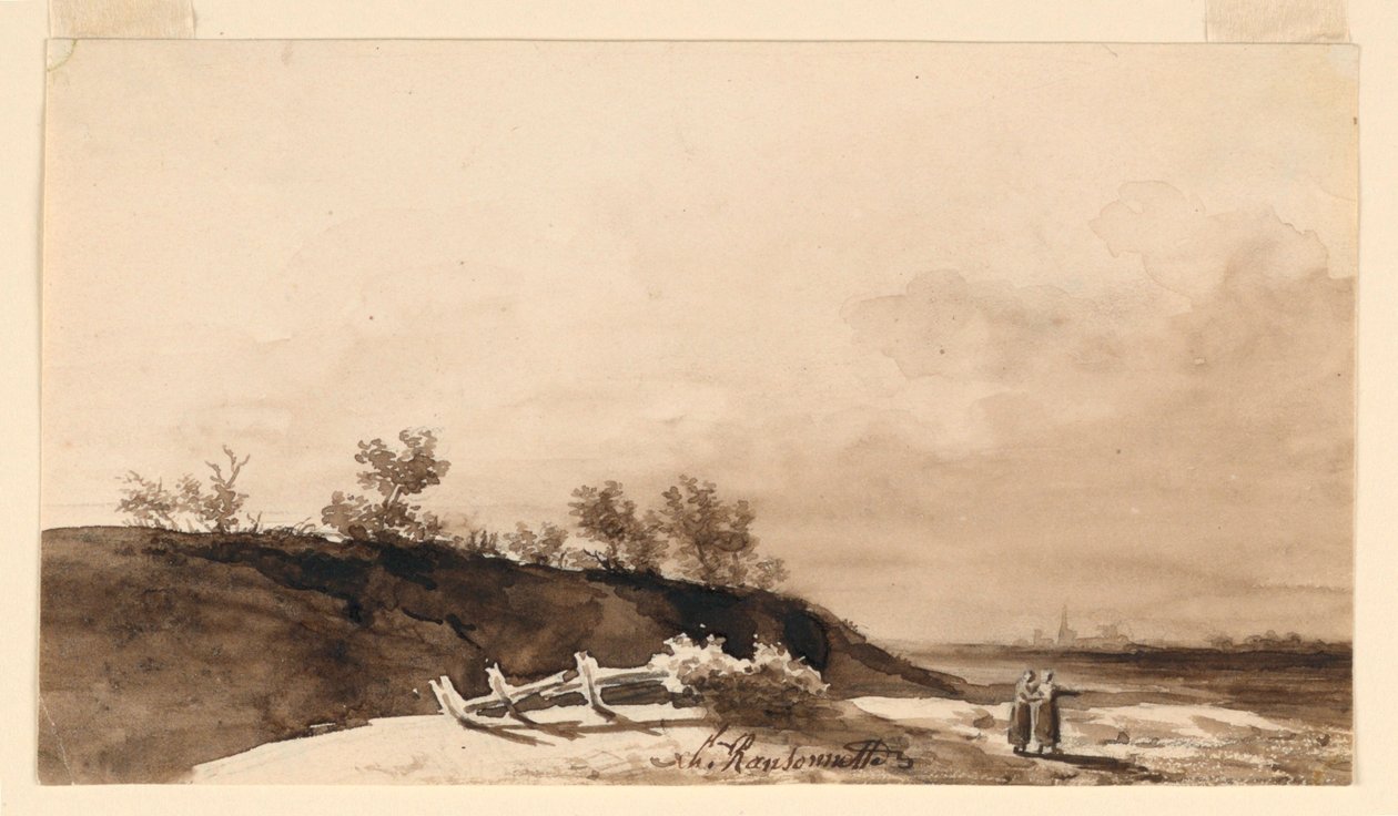 Tájkép alkotó: Charles Nicolas Ransonnette