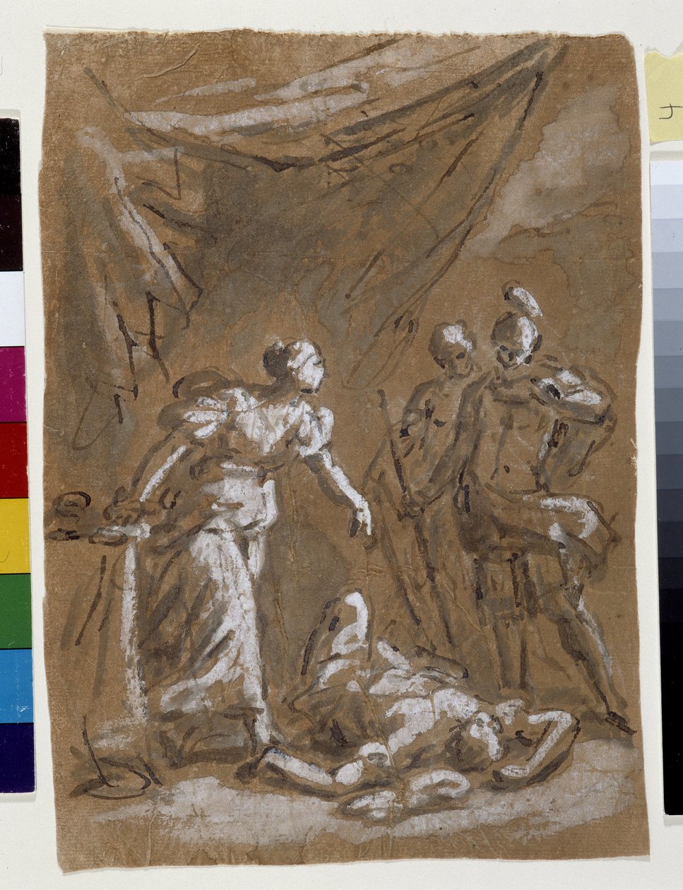 Judith és Holopherne (rajz) alkotó: Charles Parrocel