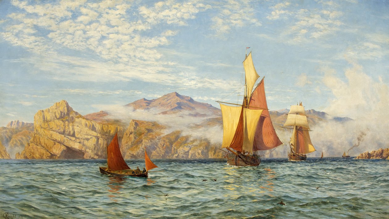 Ramsey-sziget, Pembrokeshire mellett alkotó: Charles Parsons Knight
