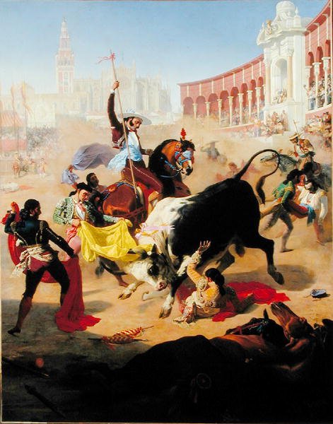 Bikaviadal, 1846 alkotó: Charles Porion
