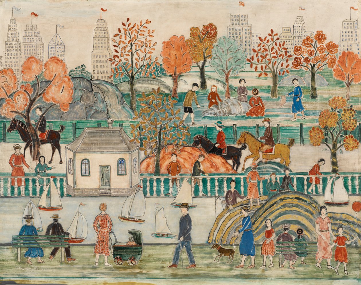 Központi park alkotó: Charles Prendergast