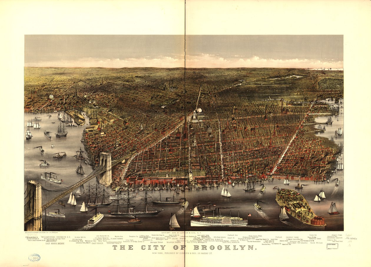 Brooklyn városa. alkotó: Charles R. Parsons