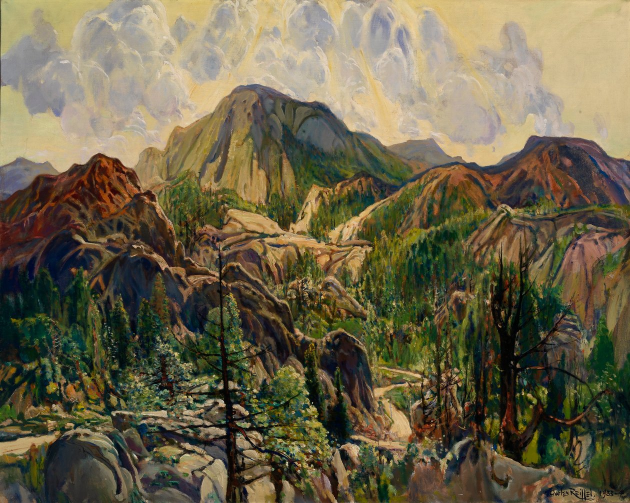 Út a Cuyamacasban alkotó: Charles Reiffel