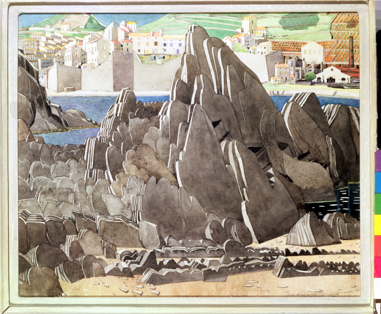 A sziklák, 1927 alkotó: Charles Rennie Mackintosh