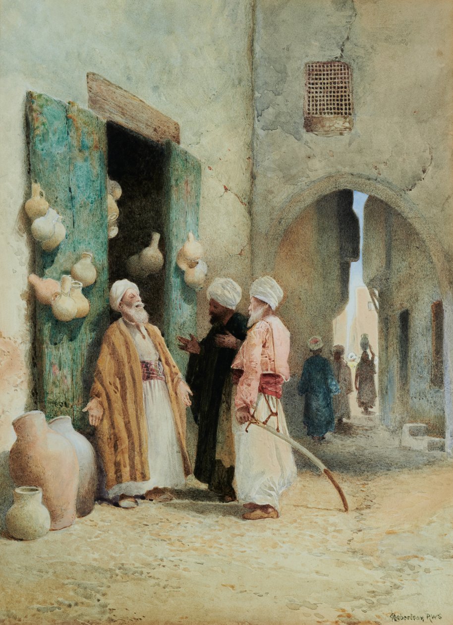 Egy vita Kairóban alkotó: Charles Robertson