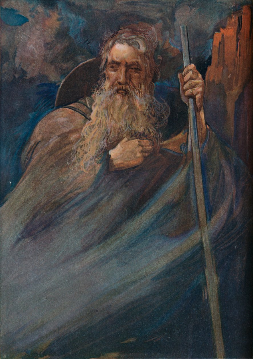 A vándor, c1900 1902 alkotó: Charles Robinson