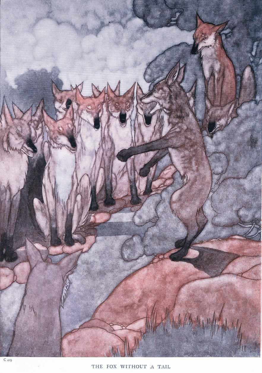 A róka farok nélkül, 1930-as évek alkotó: Charles Robinson