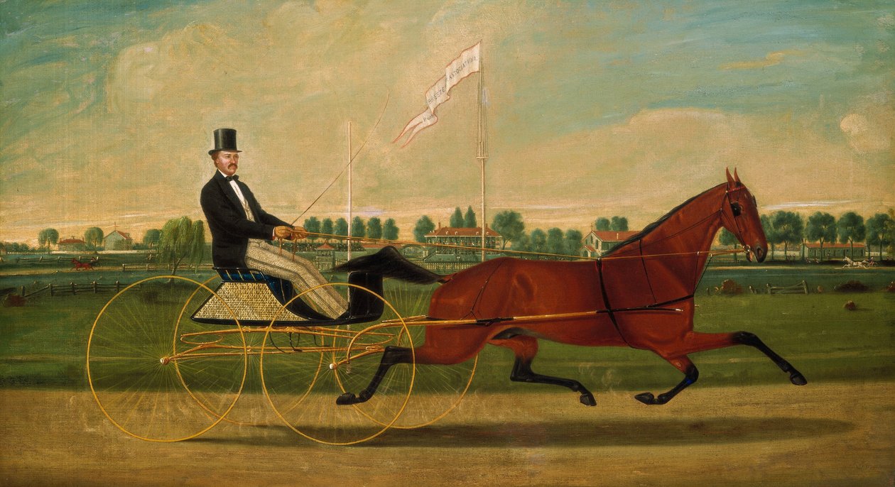 Az ügető, c. 1860. alkotó: Charles S. Humphreys