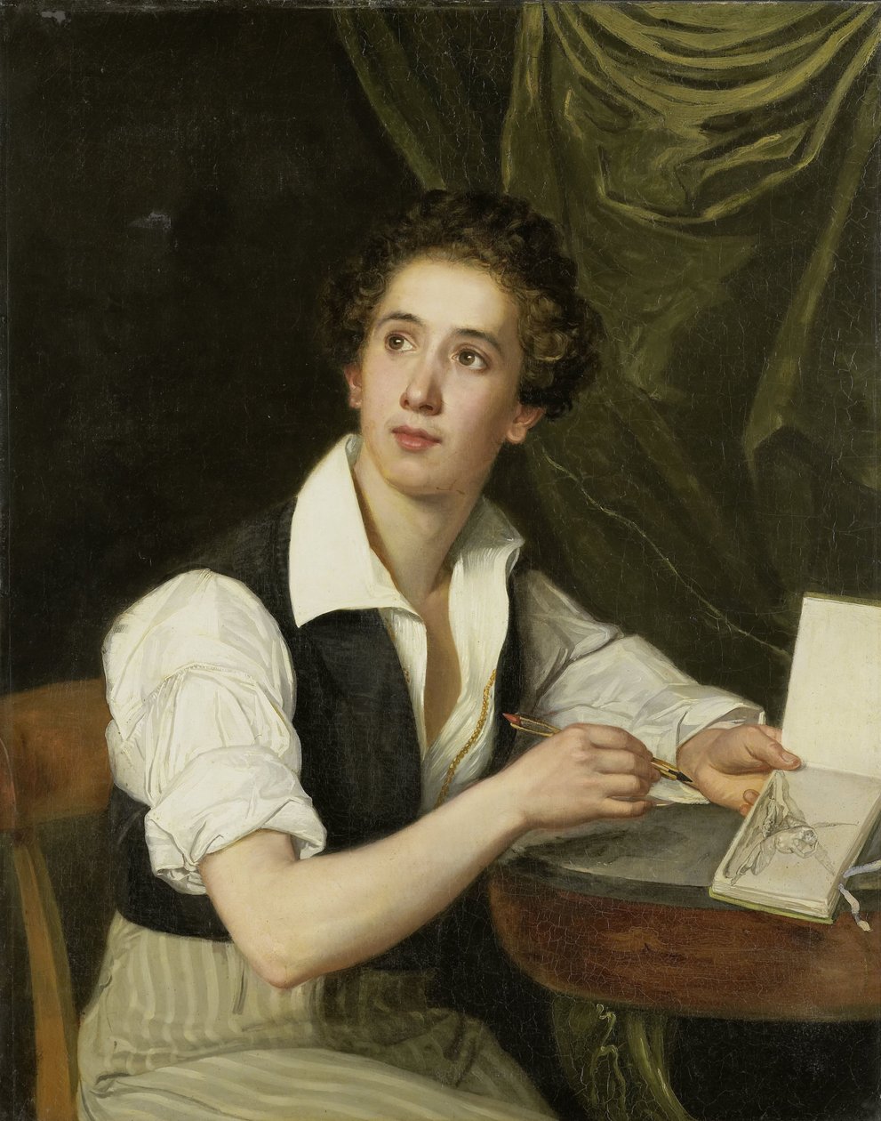 Önarckép alkotó: Charles Saligo