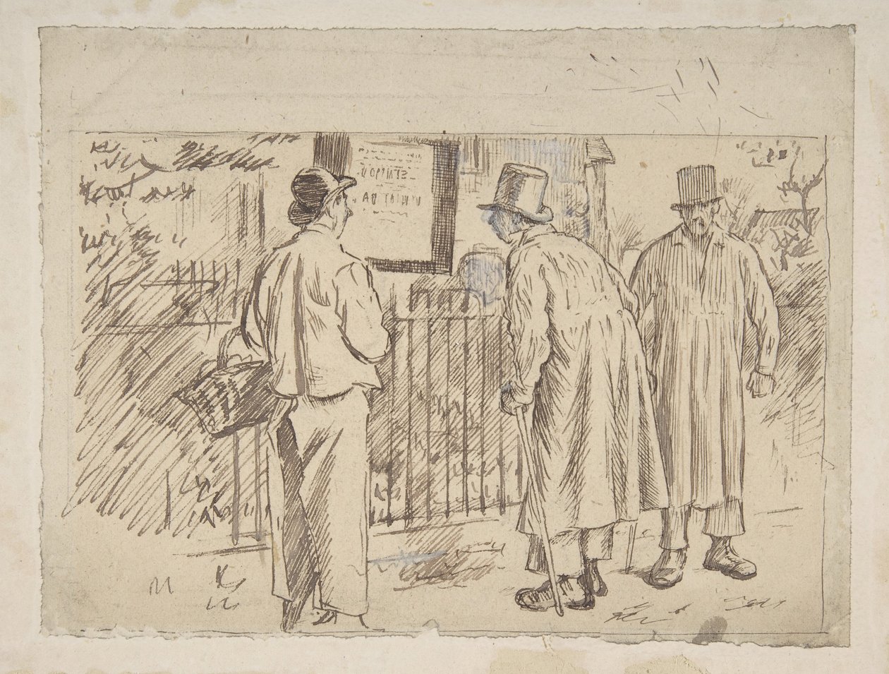Farkas bárányruhában, 1870-1891. alkotó: Charles Samuel Keene