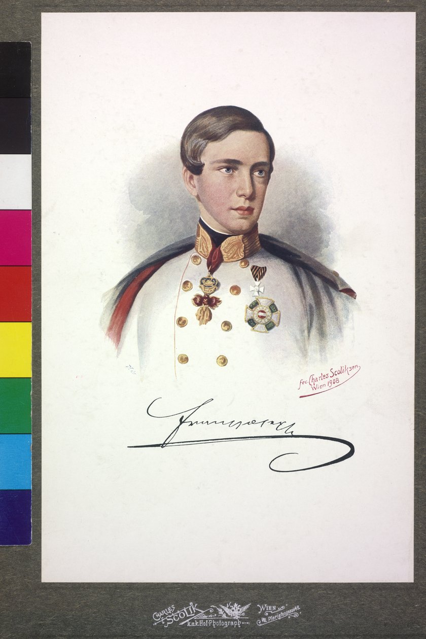 I. Ferenc József osztrák császár alkotó: Charles Scolik