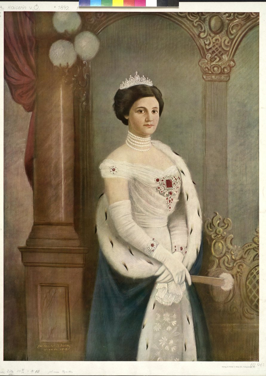 Zita osztrák császárné alkotó: Charles Scolik