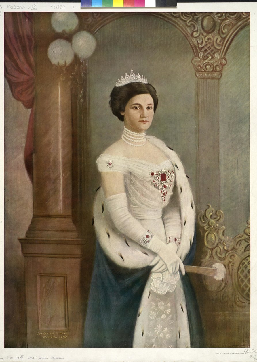Zita osztrák császárné alkotó: Charles Scolik